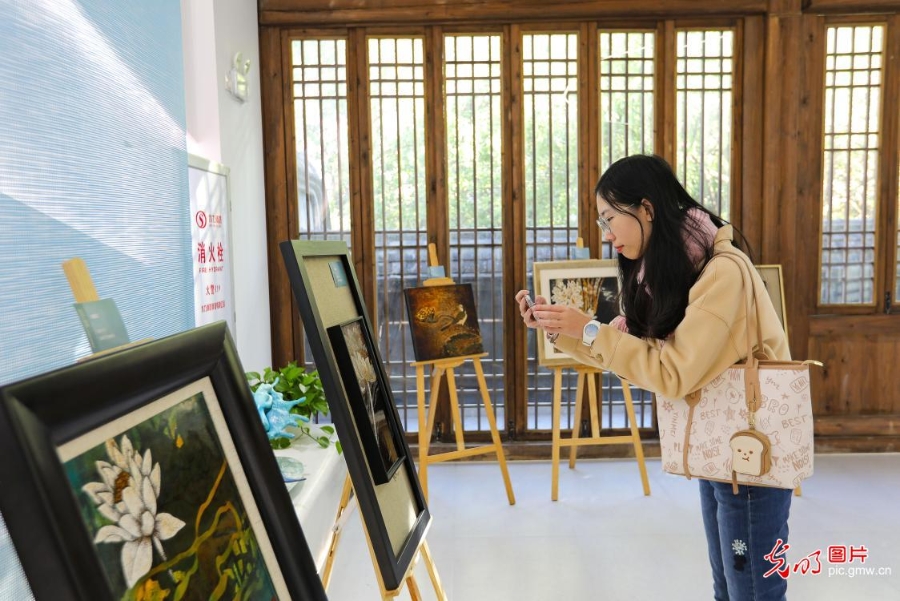 50余件非遗作品亮相研学成果展