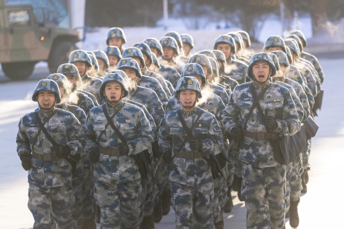 北部戰區空軍某部掀起新年開訓熱潮