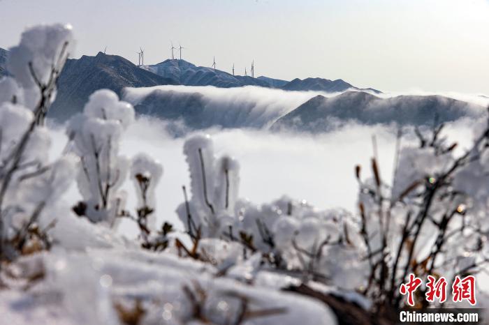 湖南临武县：通天山春雪云雾美如画