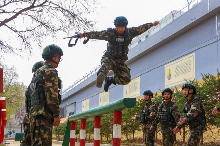 超燃武警部隊練兵號角正嘹亮