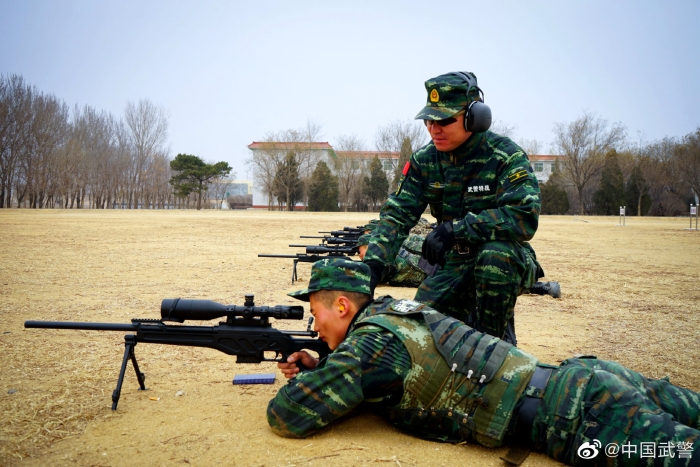 武警机动师侦察兵图片