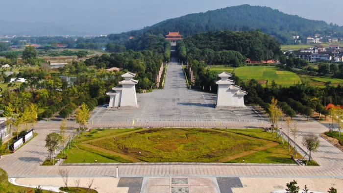 阙门全景航拍