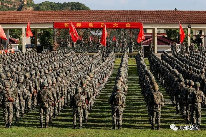 部队誓师大会图片