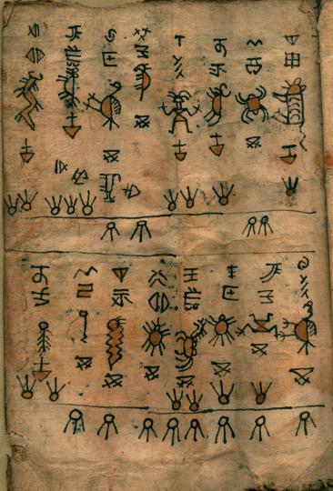 原始人象形文字图片