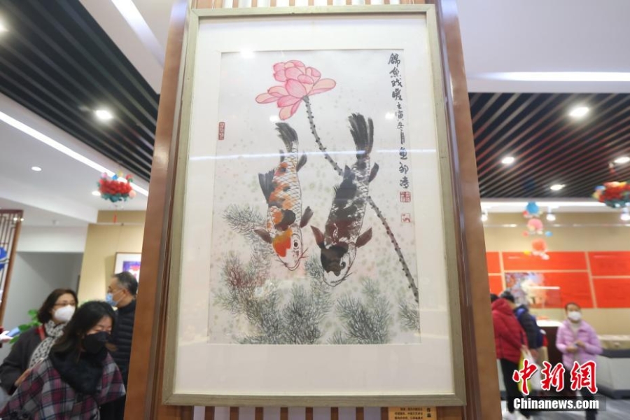南京明孝陵博物馆洋溢浓浓年味 “中国红”营造新春氛围