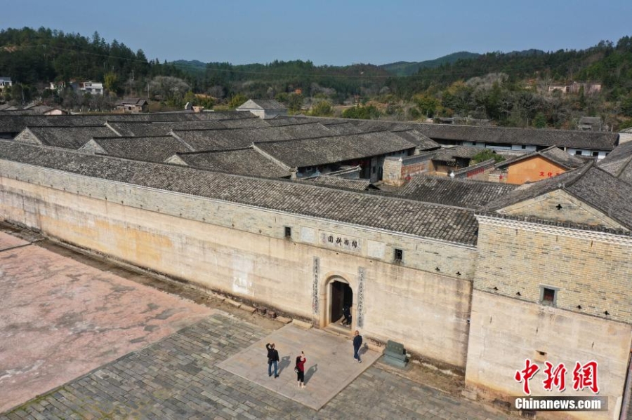 航拍江西龙南关西新围：保存完整 规模最大 功能齐全