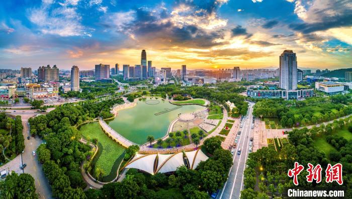 台州城市一景。　台州市委宣传部供图