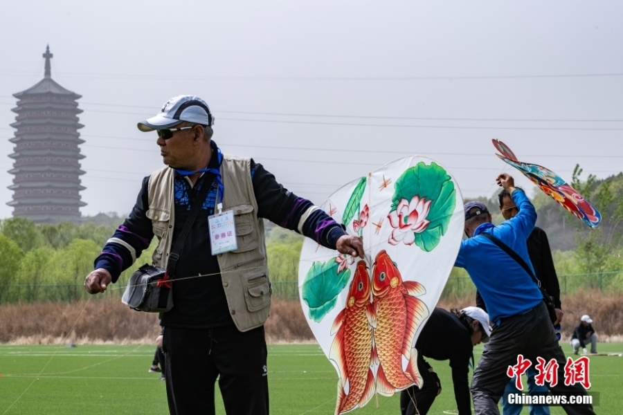 多彩风筝竞逐北京国际风筝节