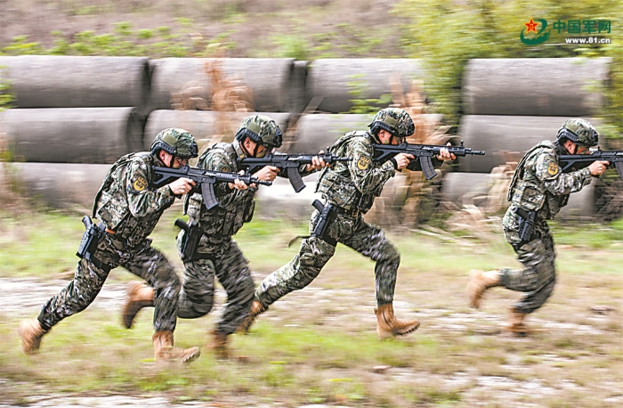 协同战斗砺兵锋直击武警第二机动总队某支队演练