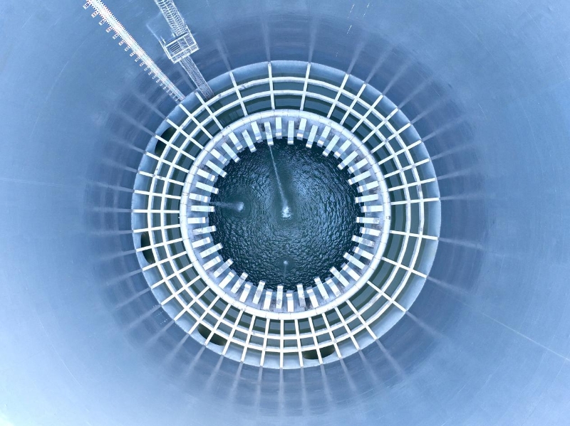 珠三角工程鲤鱼洲高位水池俯视图。受访者供图