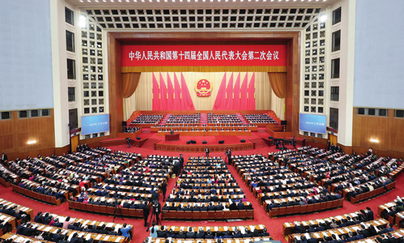 3月5日,第十四届全国人民代表大会第二次会议在北京人民大会堂开幕