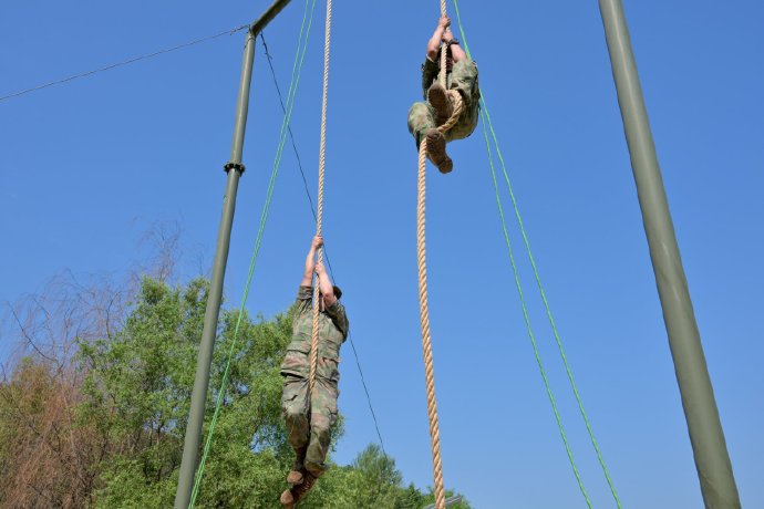 大山小兵训练瞬间