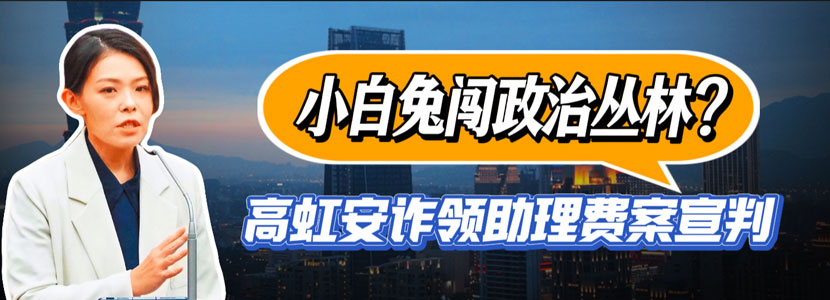 小白兔闯政治丛林？ 高虹安诈领助理费案宣判