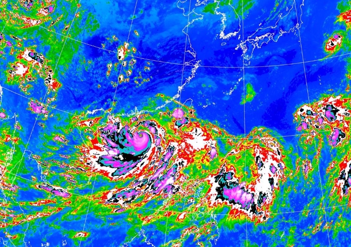 第12号台风“丽琵”生成，未来持续往东北方向移动