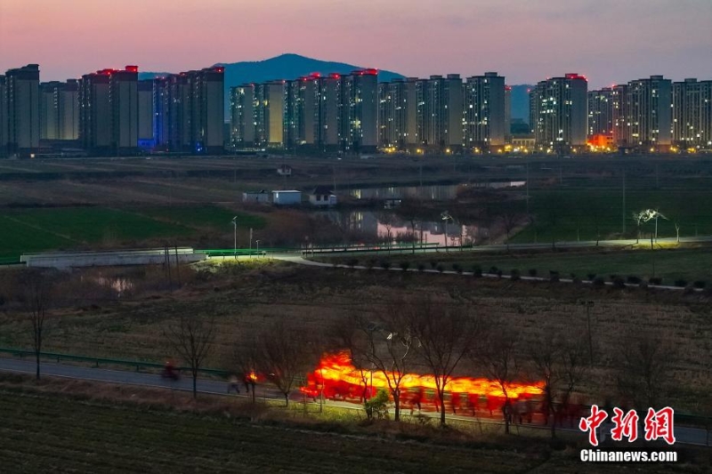 （新春见闻）南京溧水“双龙”巡村“闹新春”